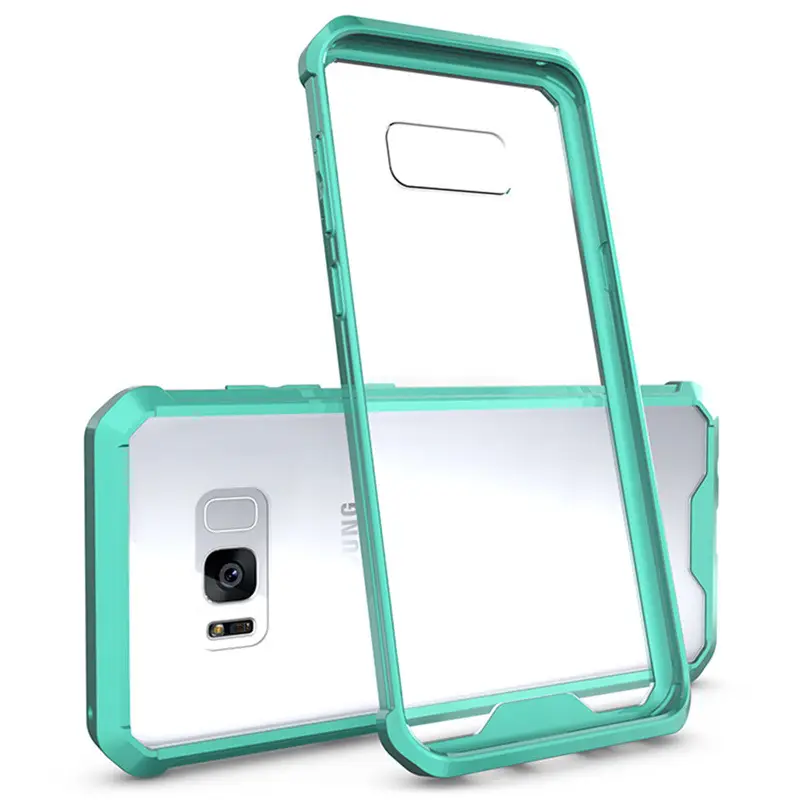 Samsung S25 S9 S23 Plus 4-Corner Transparent Acrylic Phone Case - Image 6