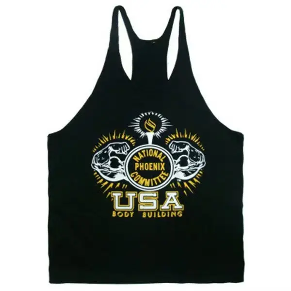 Blue Marvel Men's Bodybuilding Sports Camisole - Image 8