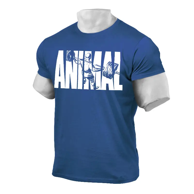 Men's Crossbody T-Shirt ANIMAL 2018 Grey - Image 10