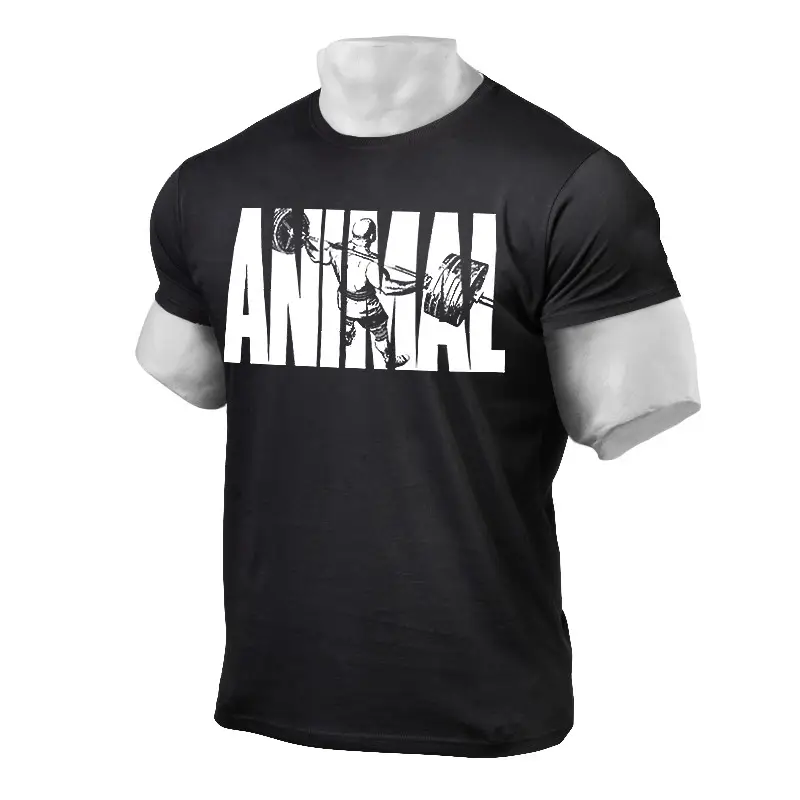 Men's Crossbody T-Shirt ANIMAL 2018 Grey - Image 13