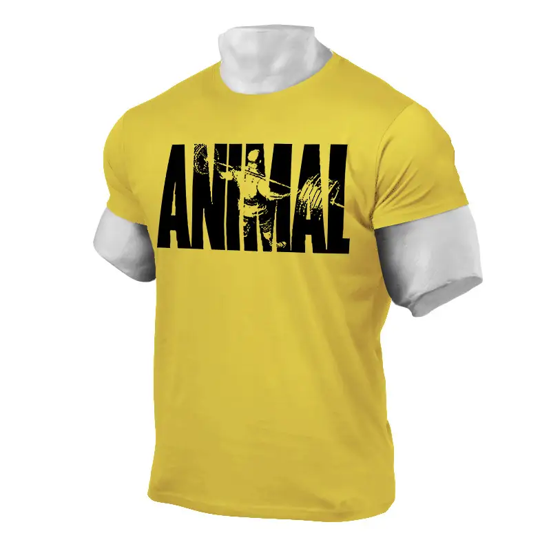 Men's Crossbody T-Shirt ANIMAL 2018 Grey - Image 7