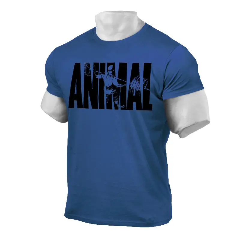 Men's Crossbody T-Shirt ANIMAL 2018 Grey - Image 9