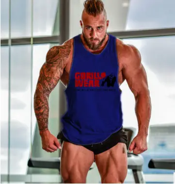 Gorilla Wear Men's Yellow Sports Vest — feature 7