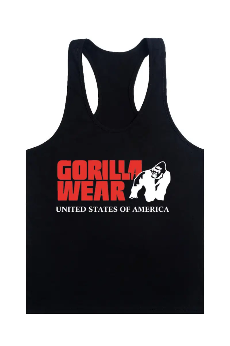 Gorilla Wear Men Grey Tank Top Bodybuilding Unisex - Image 7