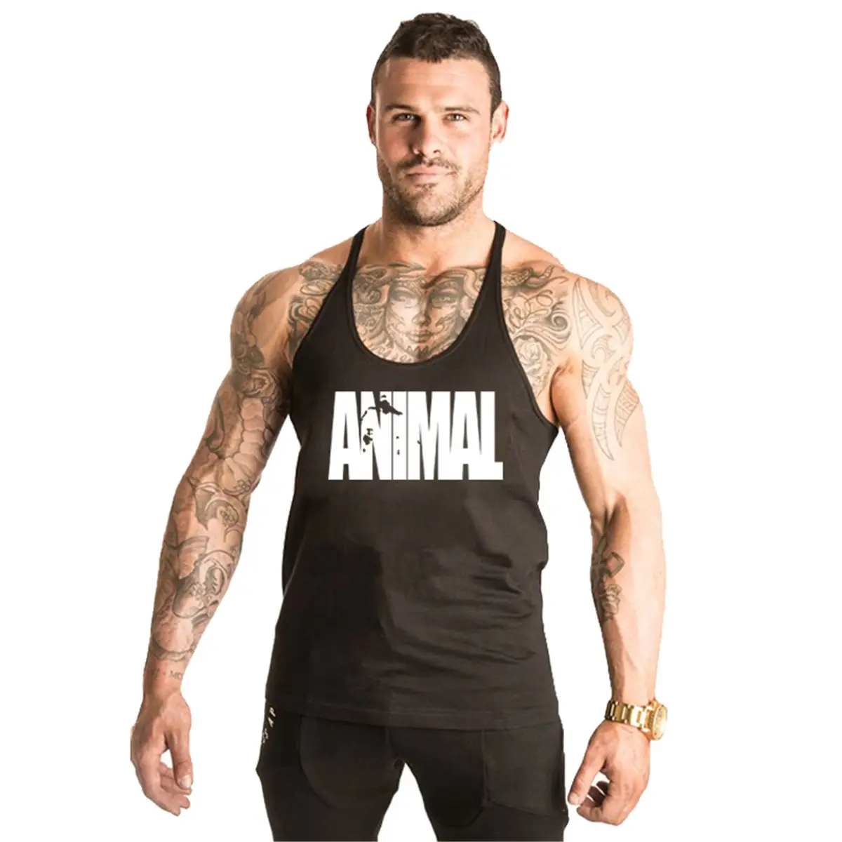 Men's Blue ANIMAL Bodybuilding Vest