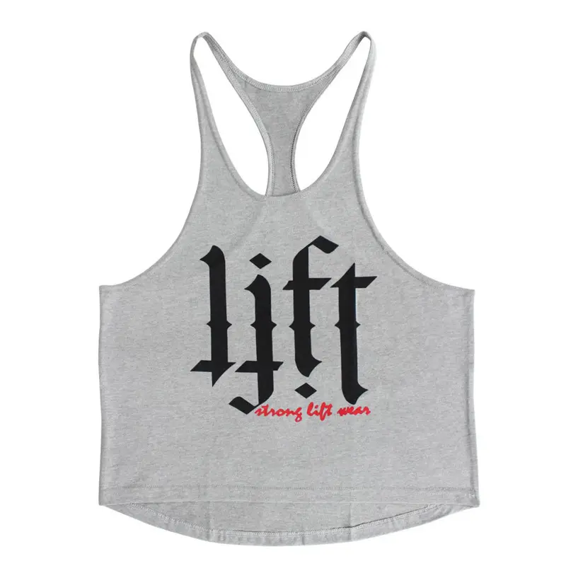 Blue CrossFit LIFT Men's Bodybuilding Camisole - Image 4