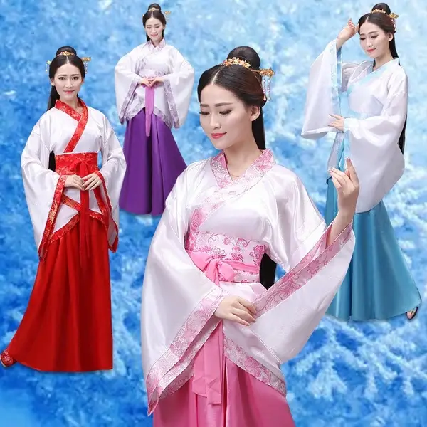 Han Costume Red Black Qu'e Fairy Dance Costume