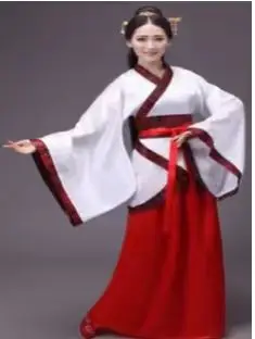 Han Costume Red Black Qu'e Fairy Dance Costume - Image 12