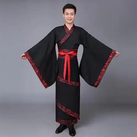 Han Costume Red Black Qu'e Fairy Dance Costume - Image 7