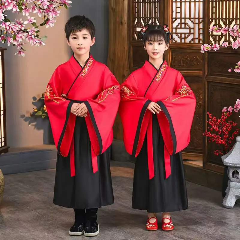 Han Costume Red Black Qu'e Fairy Dance Costume - Image 8