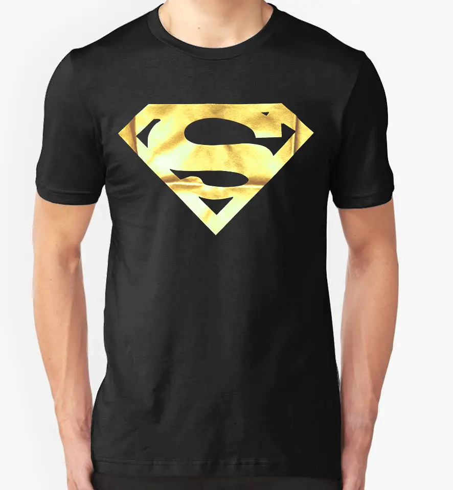 Superman Cross Body Fitness T-Shirt Dark Blue Short Sleeve - Image 3