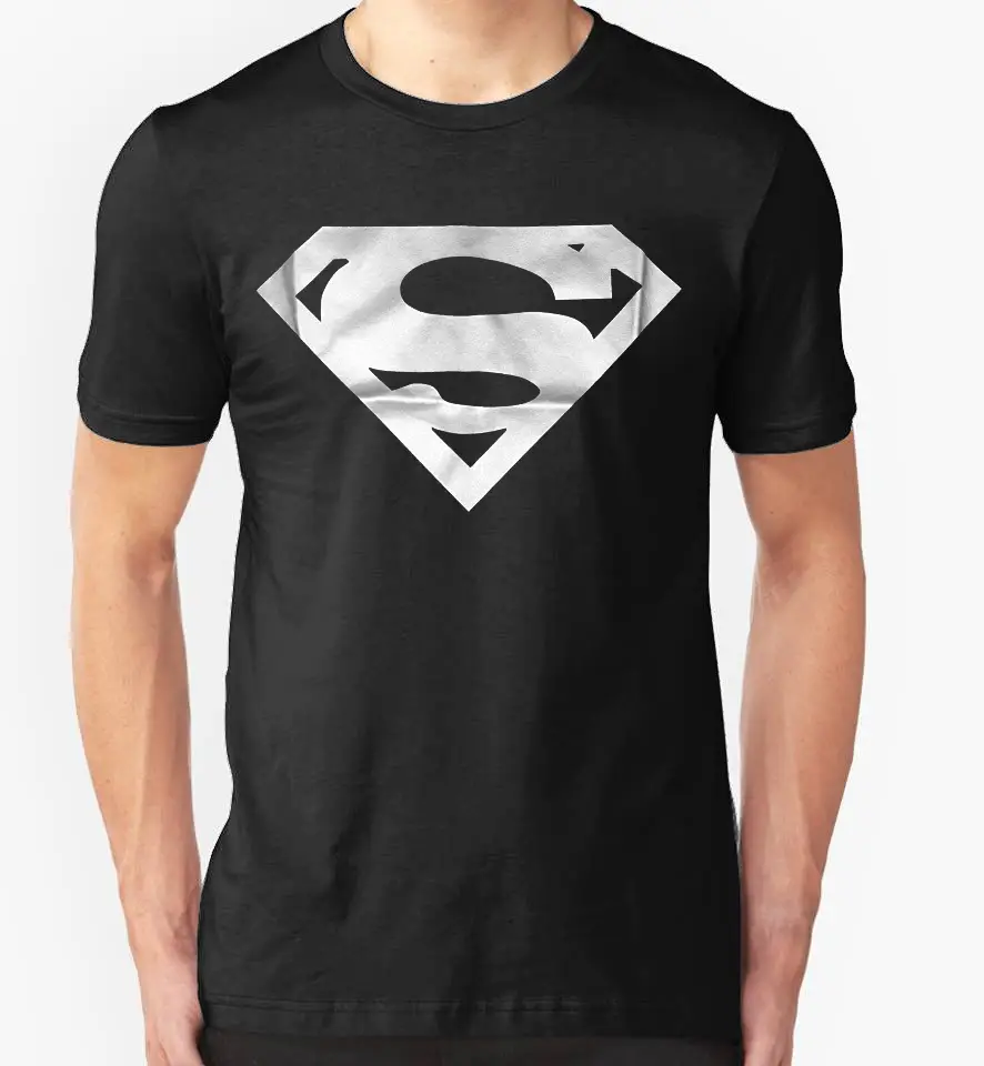 Superman Cross Body Fitness T-Shirt Dark Blue Short Sleeve - Image 4