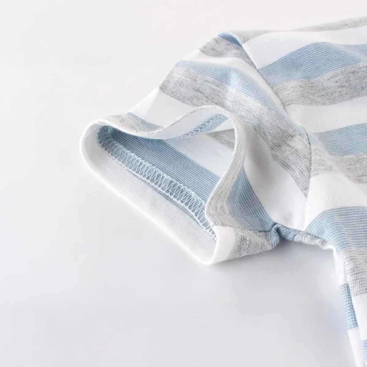 Summer Striped Cotton T-Shirt for Boys Small Medium - Image 4
