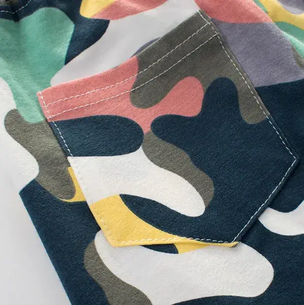 2024 Camo Boys Shorts Pure Cotton Lycra Dropshipping - Image 6