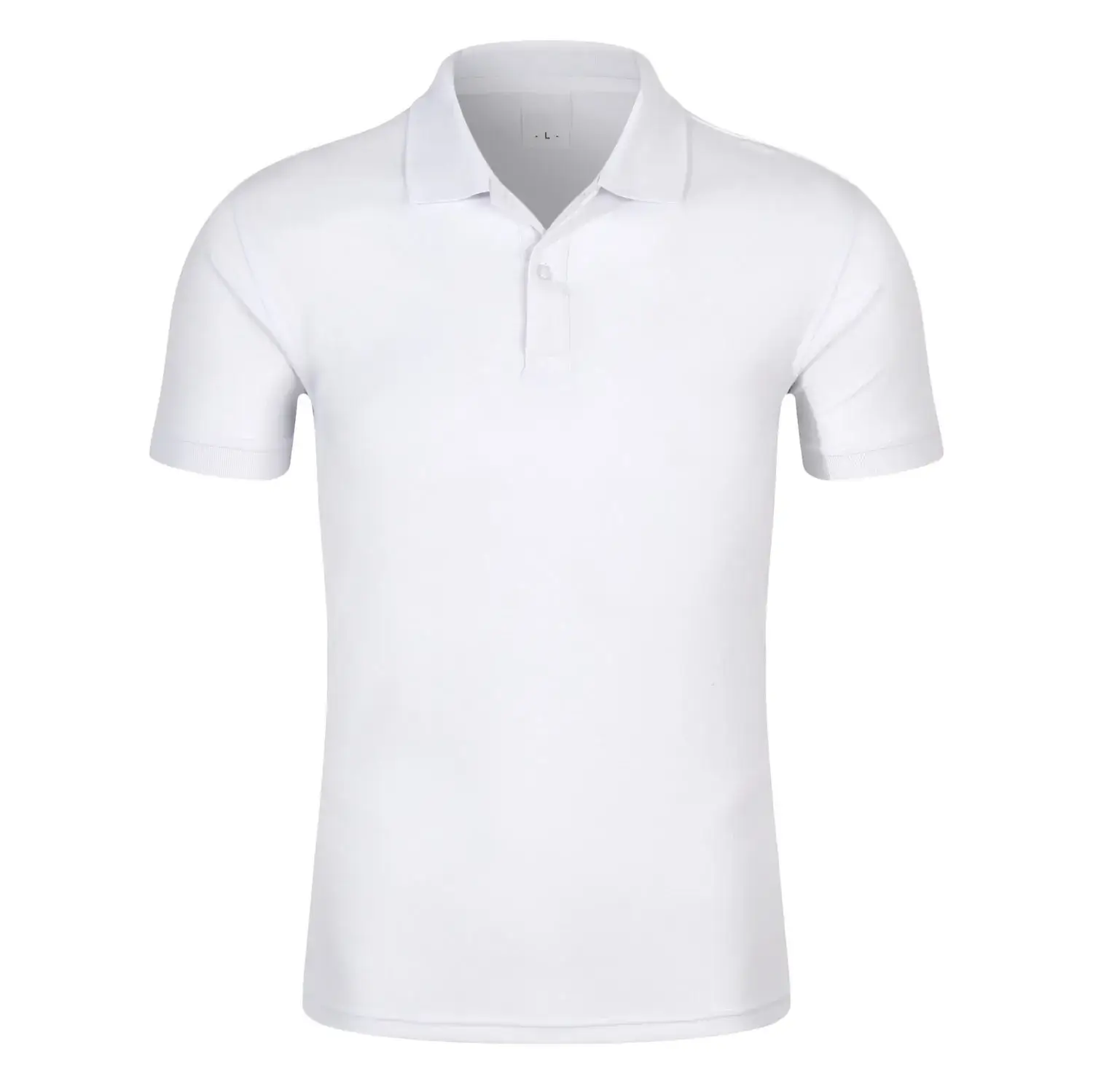 Lapel T-Shirt Red 100% Cotton Men Women
