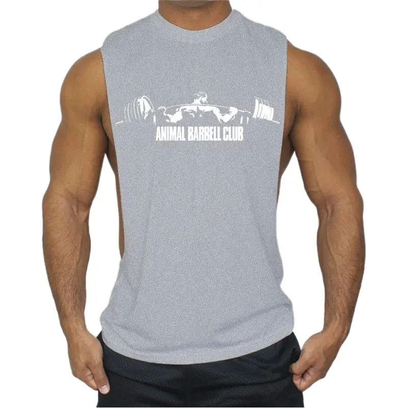 Animal Barbarel Club Sleeveless Fitness Vest Black