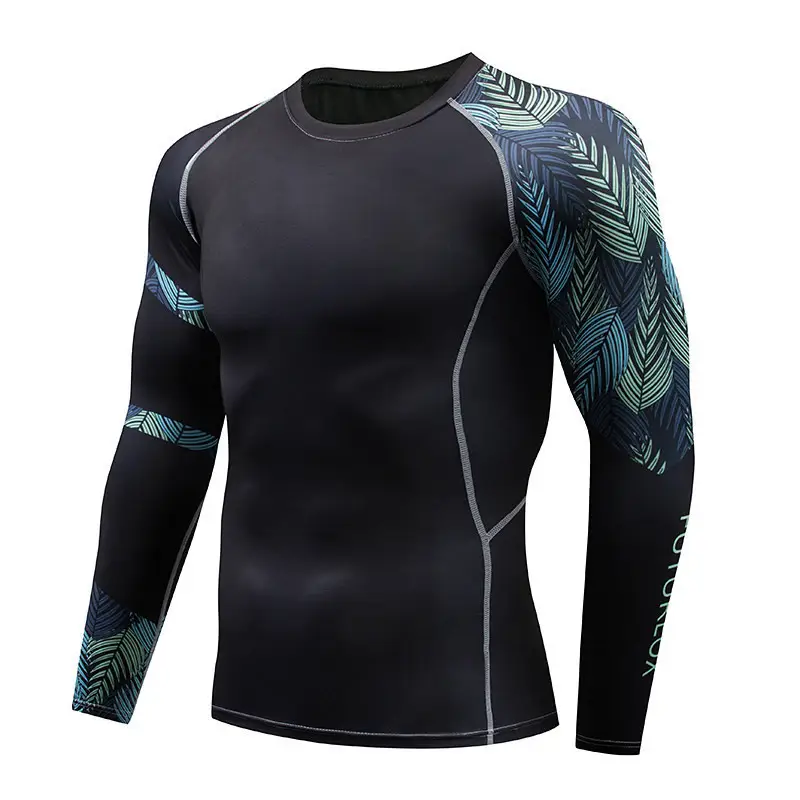 Men's Quick-Drying Fitness Arm T-Shirt White Yellow Black - Image 28