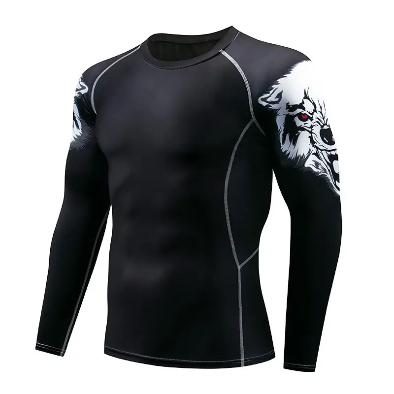 Men's Quick-Drying Fitness Arm T-Shirt White Yellow Black - Image 22