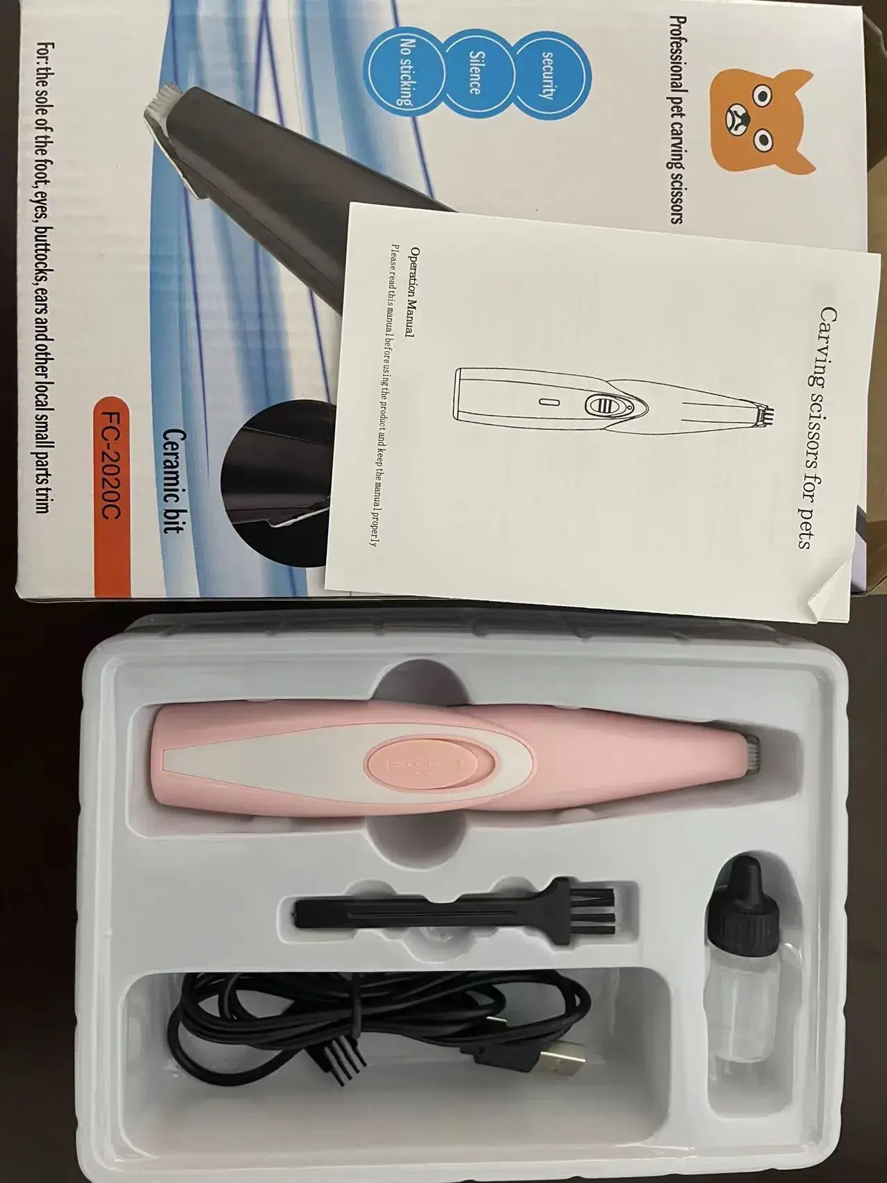 Pet Hair Clipper & Trimmer Set for Cats Dogs - Image 2