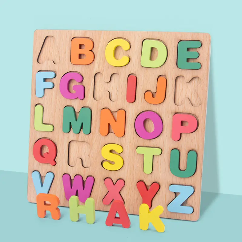 3D Wooden Jigsaw Puzzle Number & Letter for Kids - Image 15