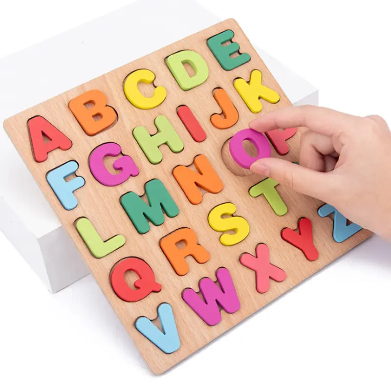 3D Wooden Jigsaw Puzzle Number & Letter for Kids - Image 16