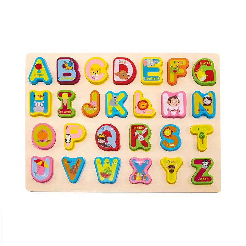 3D Wooden Jigsaw Puzzle Number & Letter for Kids - Image 7