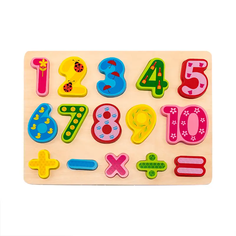 3D Wooden Jigsaw Puzzle Number & Letter for Kids - Image 8
