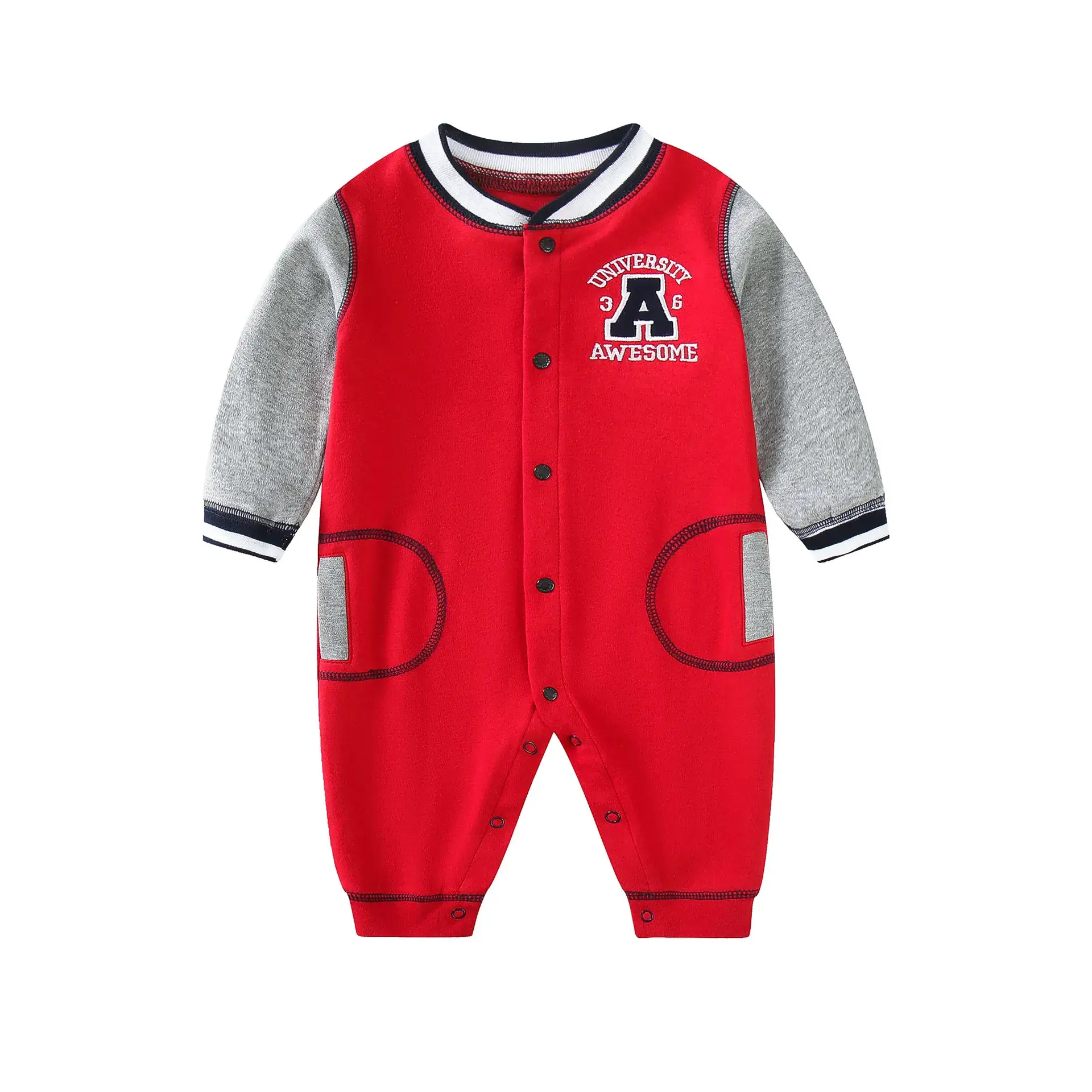 Newborn Baseball Pajamas for Boys Girls - Image 7