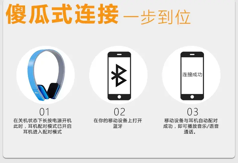 Wireless Bluetooth Headset for Sports Running Fitness — feature 12