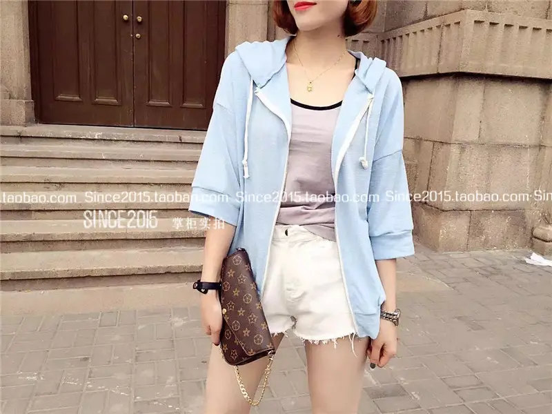 Korean Style High Waist Denim Shorts Women Summer Large — feature 7