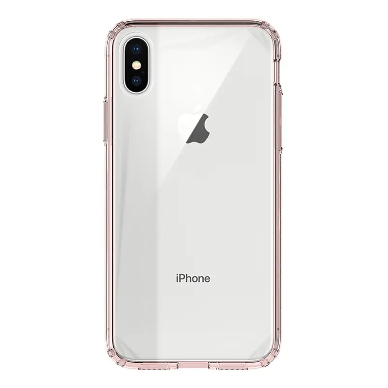 Transparent iPhone Protection Case for XS Max Rose Gold - Image 4