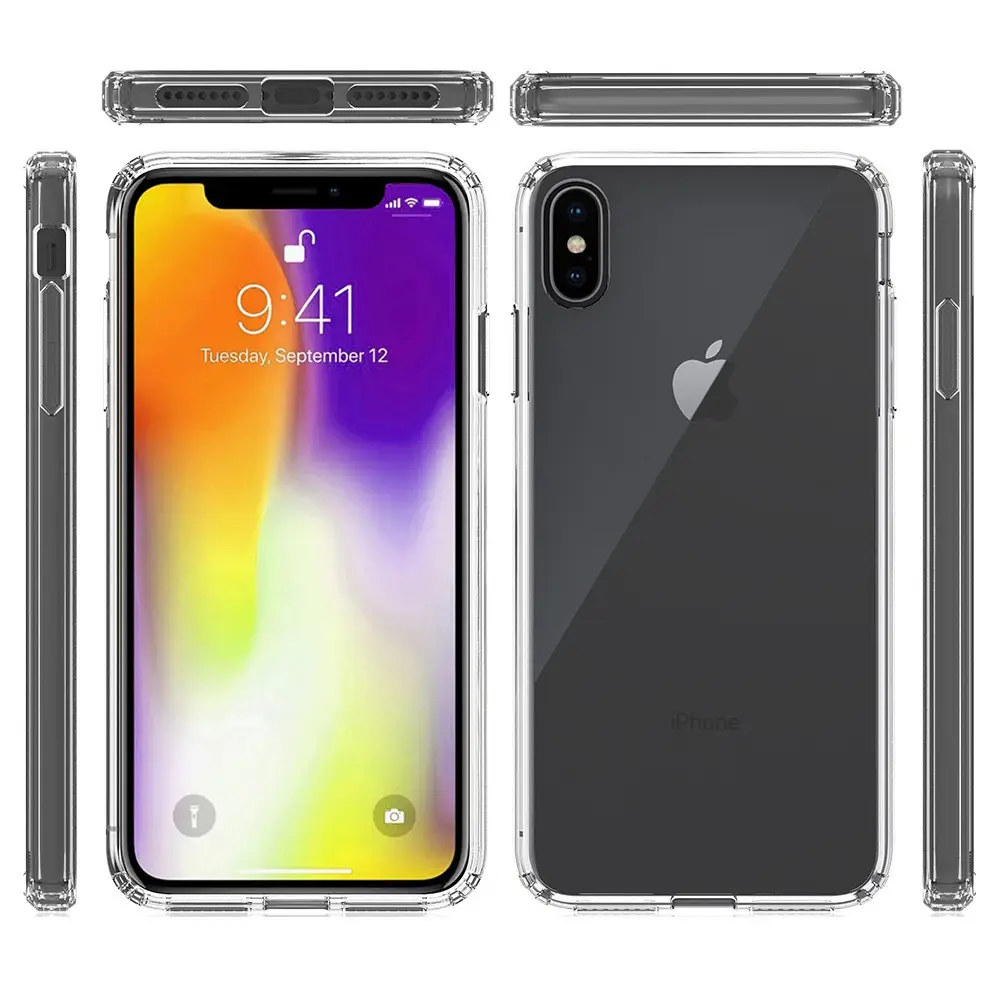 Transparent iPhone Protection Case for XS Max Rose Gold — feature 9