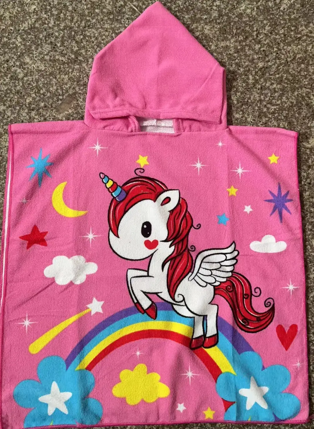 Kids Bath Towel Cape with Treasure Design - Image 25