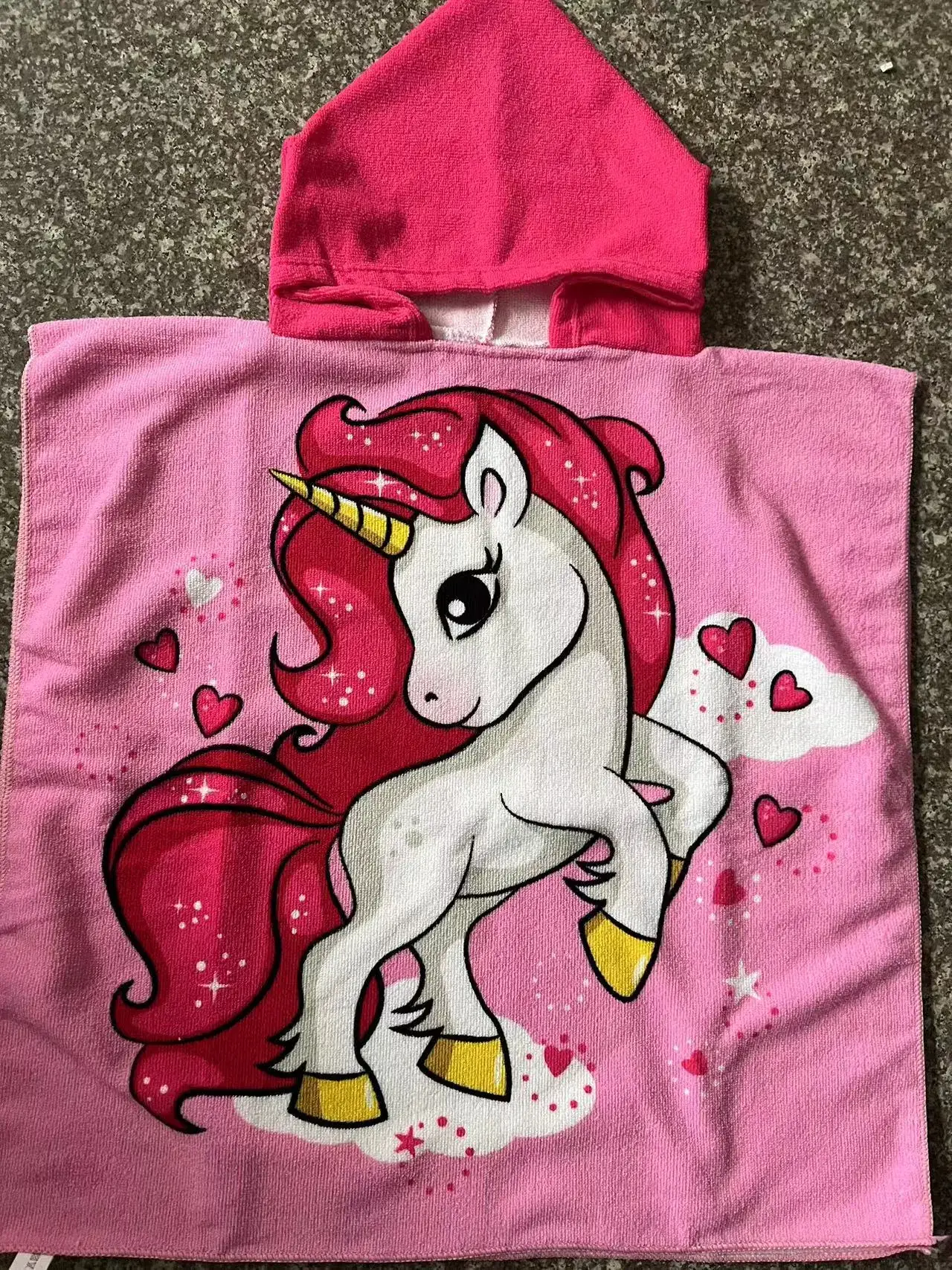 Kids Bath Towel Cape with Treasure Design - Image 29