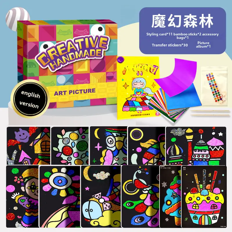 Furong Angel Magic Transfer Stickers for Kids DIY Craft Kit - Image 3
