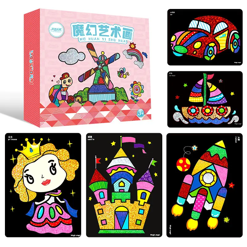 Furong Angel Magic Transfer Stickers for Kids DIY Craft Kit - Image 5