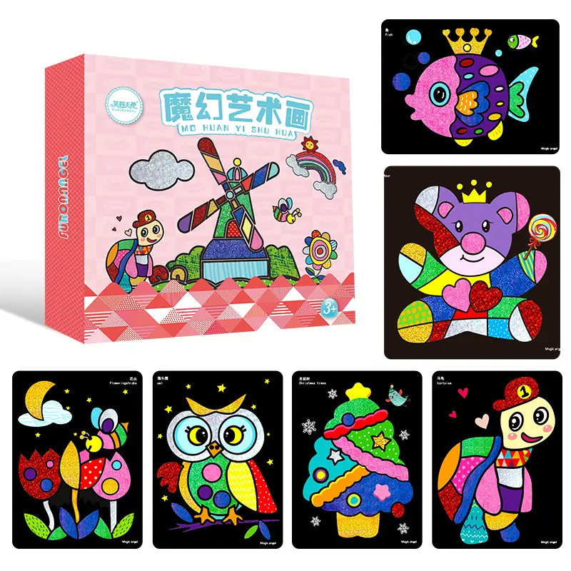 Furong Angel Magic Transfer Stickers for Kids DIY Craft Kit - Image 6