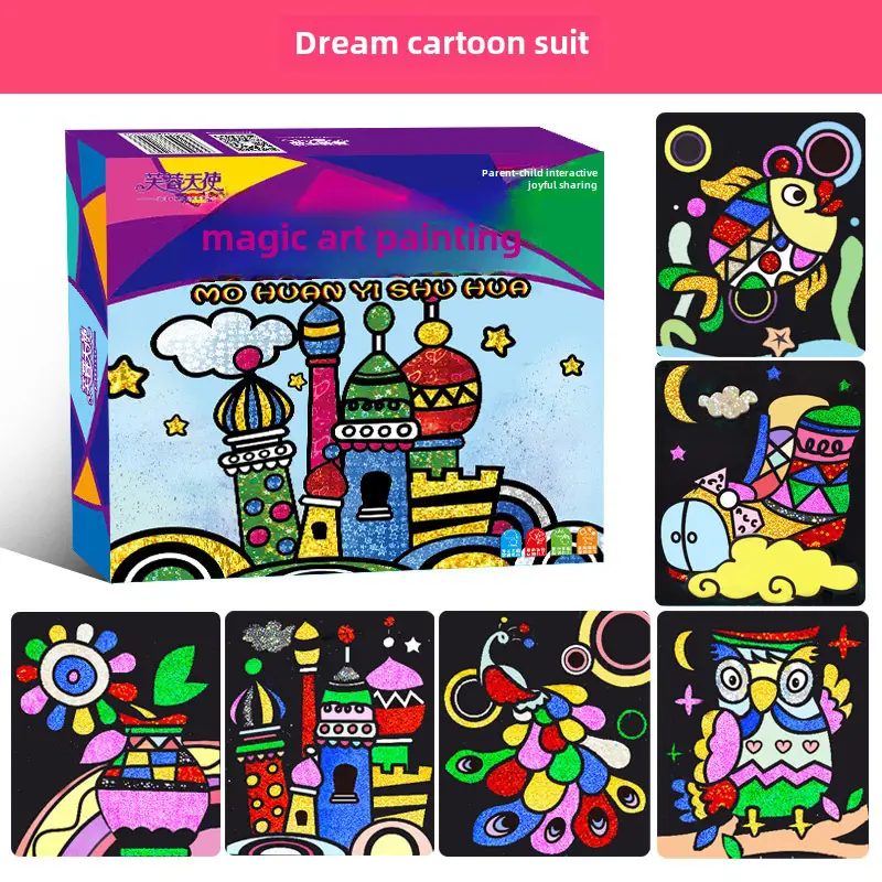 Furong Angel Magic Transfer Stickers for Kids DIY Craft Kit - Image 7