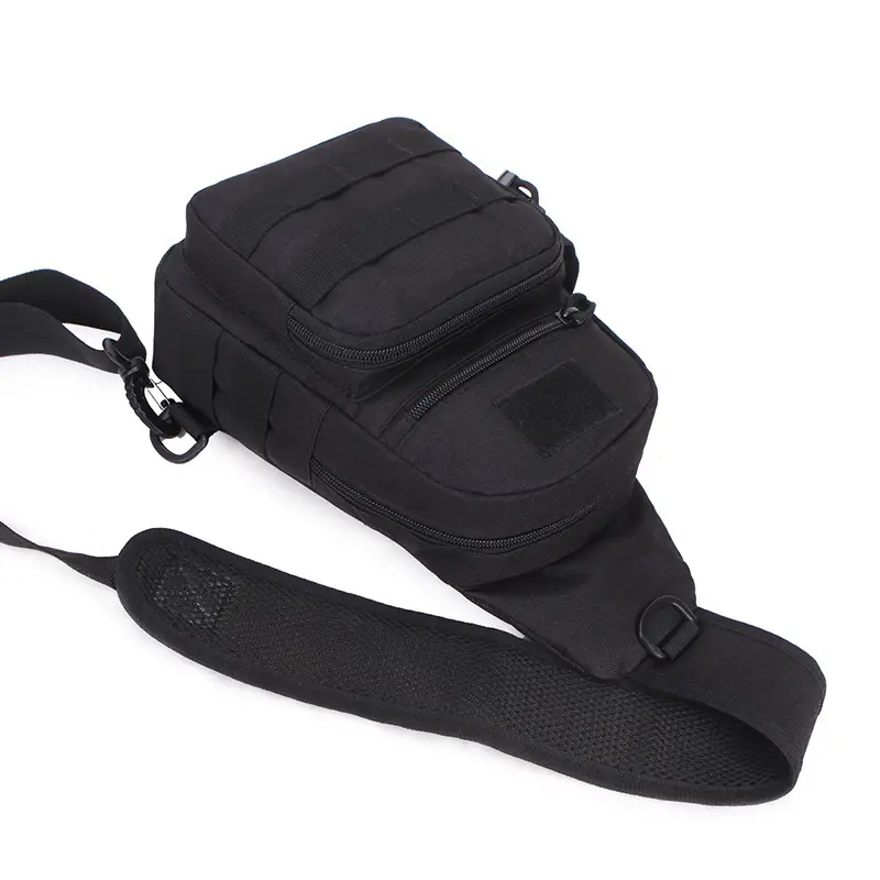 Black Messenger Bag for Men Women Crossbody Shoulder Small