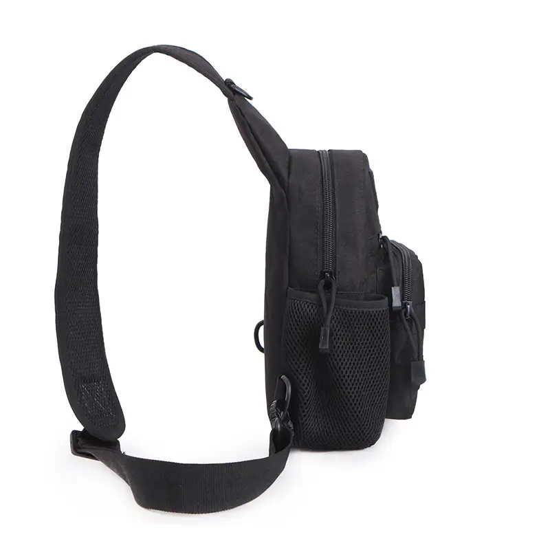 Black Messenger Bag for Men Women Crossbody Shoulder Small