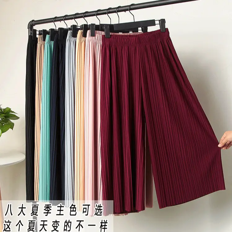 Brown Wide Leg Pants for Women Spring Summer - Image 6