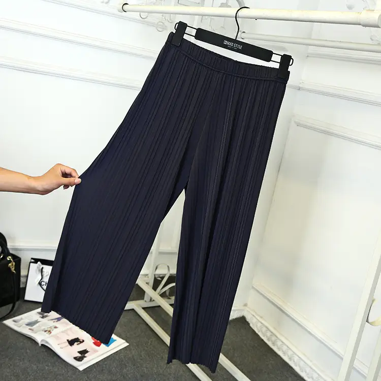 Brown Wide Leg Pants for Women Spring Summer - Image 2