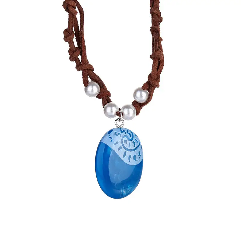Blue Moon Moon Pendant Necklace for Girls