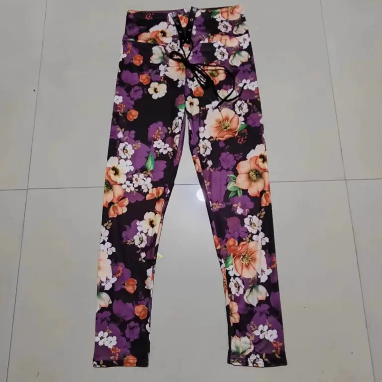 Black High Waist Belly Contraction Tightens Leggings L2029 - Image 6