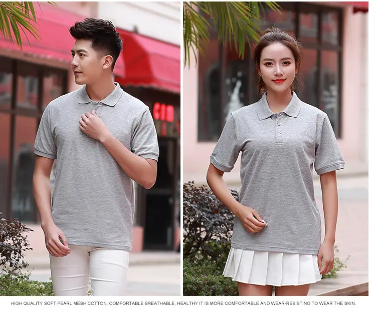 Men Black Polo T-Shirt Short Sleeve Lapel — feature 27