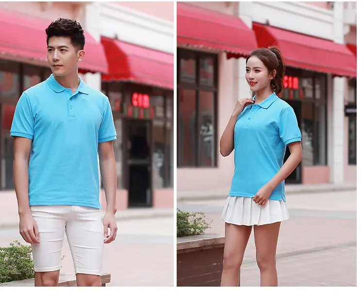 Men Black Polo T-Shirt Short Sleeve Lapel — feature 29