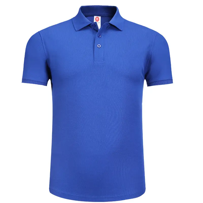 Men Black Polo T-Shirt Short Sleeve Lapel - Image 8