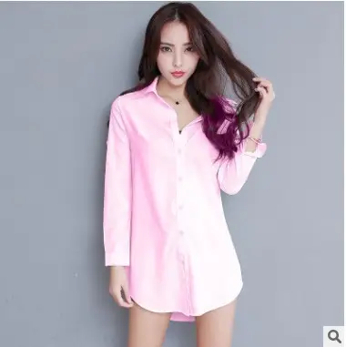Light Blue Korean Style Women's Chiffon Pajama Long Sleeve - Image 2