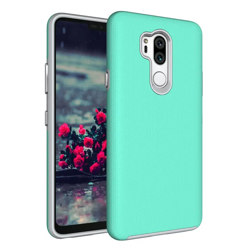 Purple Velvet Phone Case Anti-Slip Two-In-One - Image 6