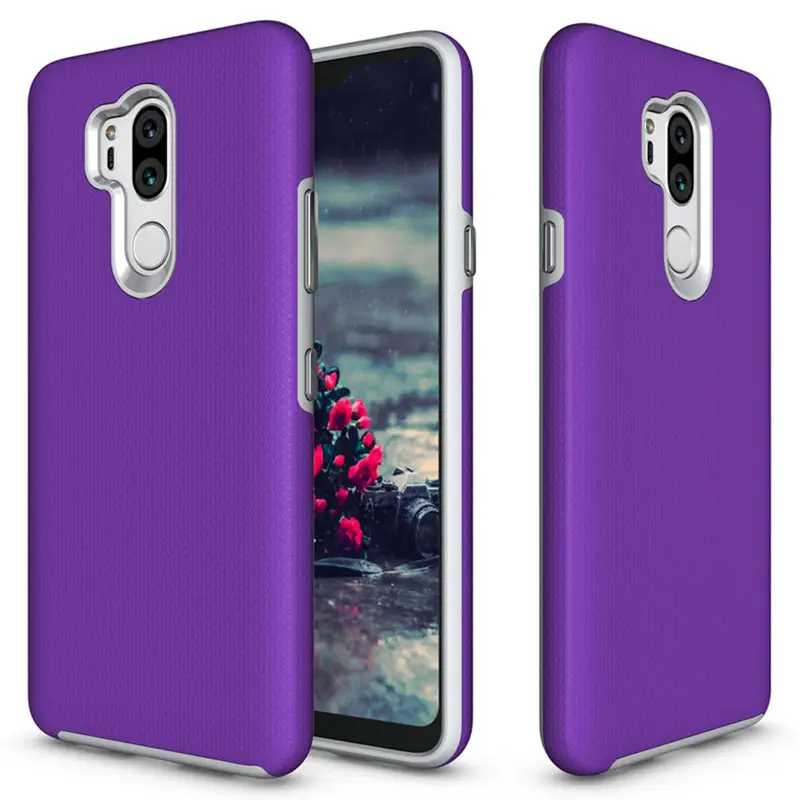 Purple Velvet Phone Case Anti-Slip Two-In-One — feature 15